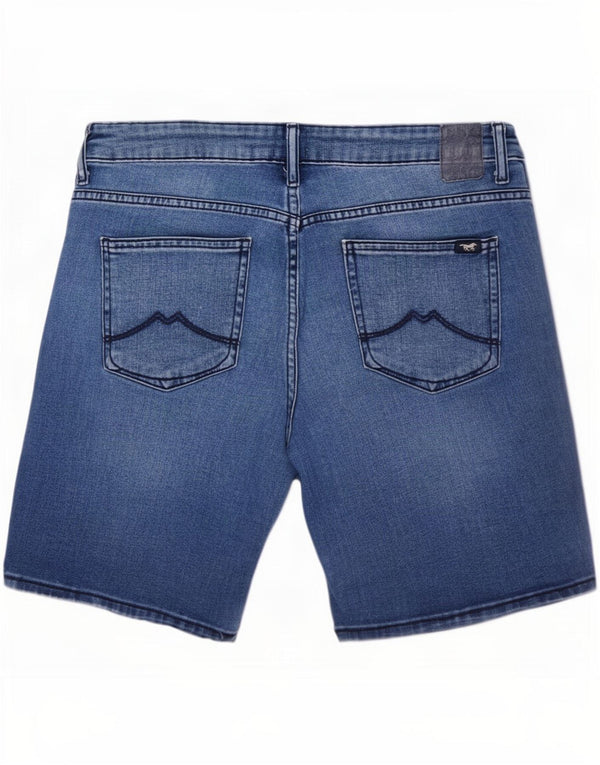 Shorts jeans feminino Mustang W29 algodão azul médio