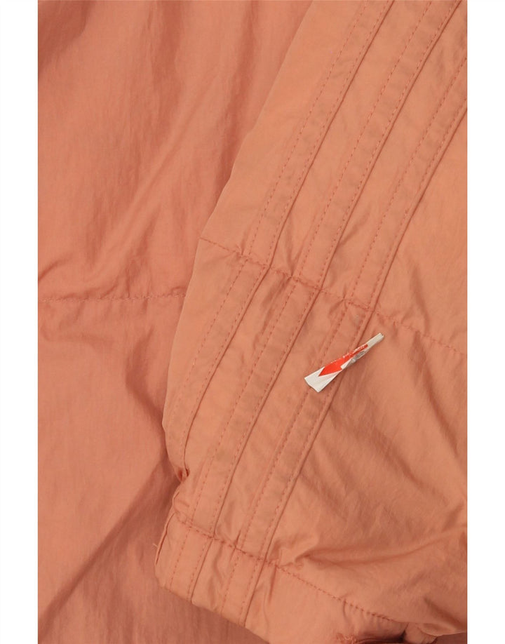 Adidas Mens Jaqueta Acolchoada UK 40 Grande Laranja Nylon