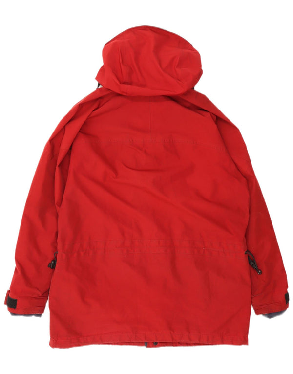 Jaqueta de chuva masculina Berghaus Gore-Tex com capuz Reino Unido 38 Médio Borgonha Nylon