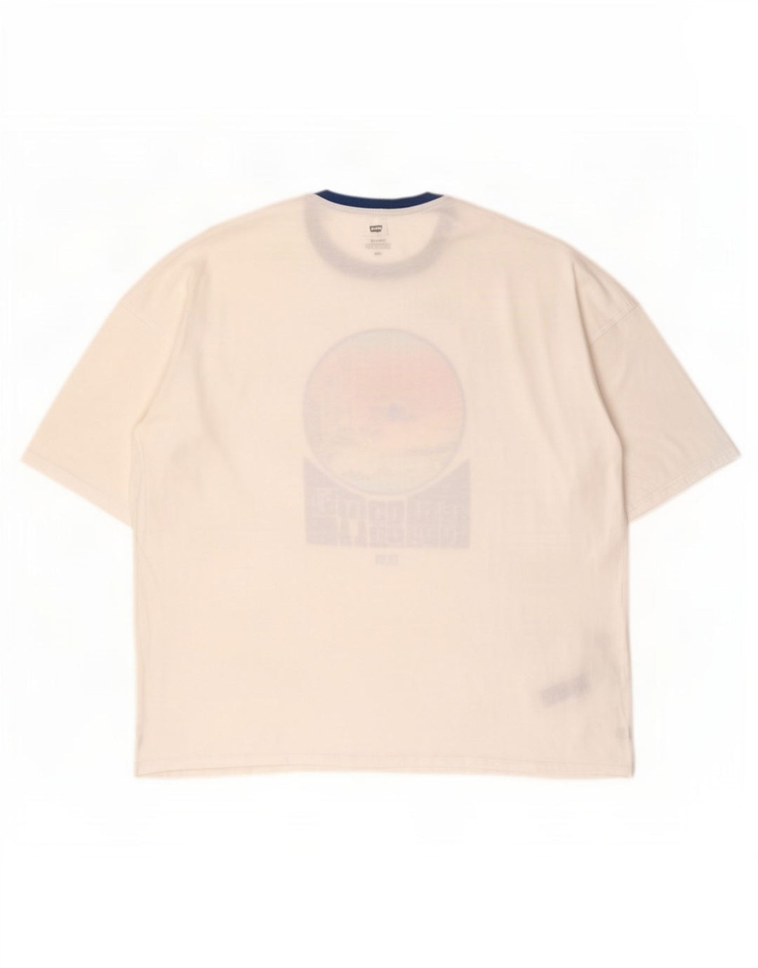 Camiseta gráfica masculina Levi's Top grande de algodão branco