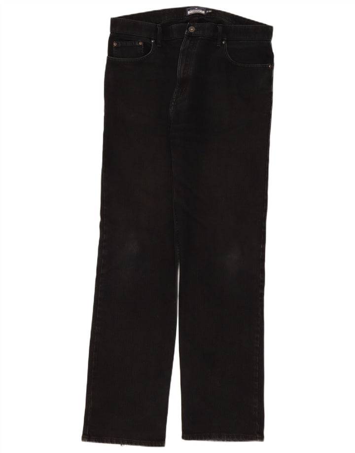 Jeans Marks & Spencer Masculino Blue Harbor Straight W36 L33 Algodão Preto