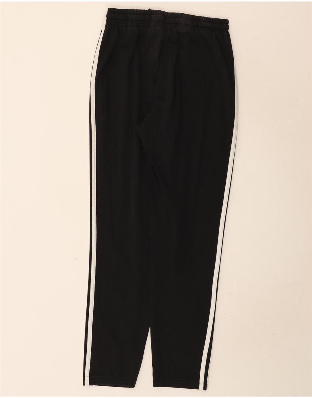 Calça de treino feminina Adidas UK 14 médio preto algodão