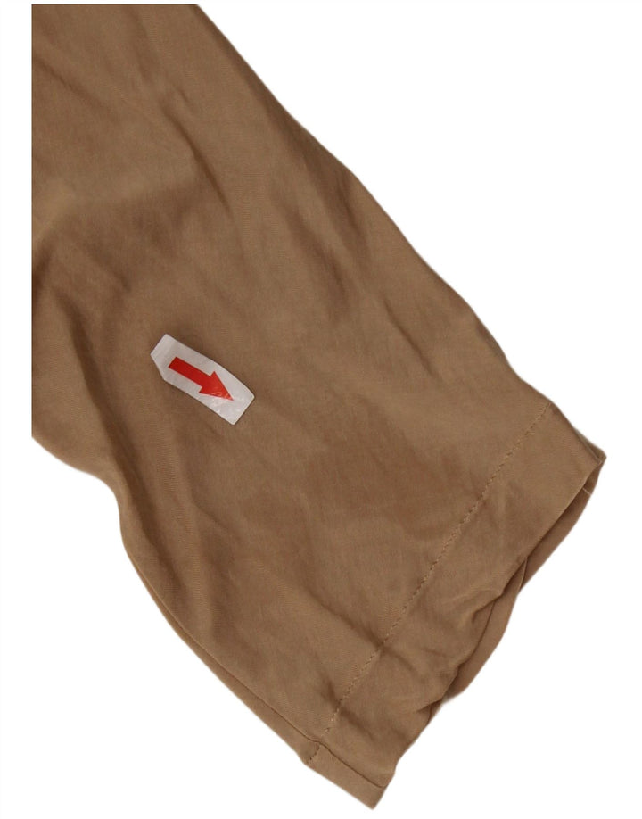 Blusa feminina TRUSSARDI manga 3/4 Reino Unido 8 pequena bege