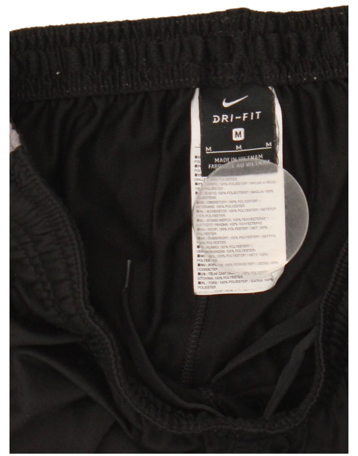 Calça de treino masculina Nike médio preto colorblock poliéster esportivo