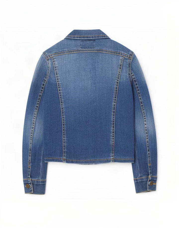 Jaqueta jeans Lee Girls 7-8 anos XS azul algodão