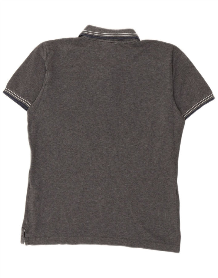 Camisa polo masculina North Sails algodão cinza médio