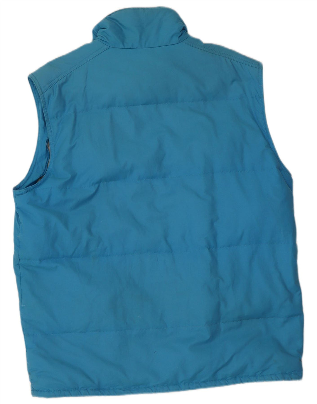 Sergio Tacchini Mens acolchoado Gilet IT 48 algodão azul médio