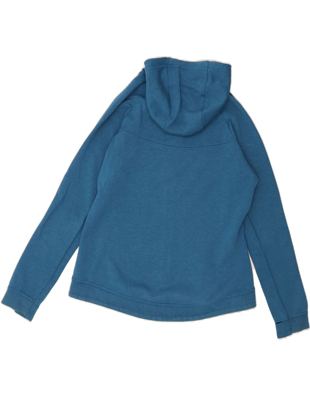 NIKE Womens Zip Hoodie Sweater UK 16 Large Blue Cotton Vintage Nike and Second-Hand Nike from Messina Hembry 