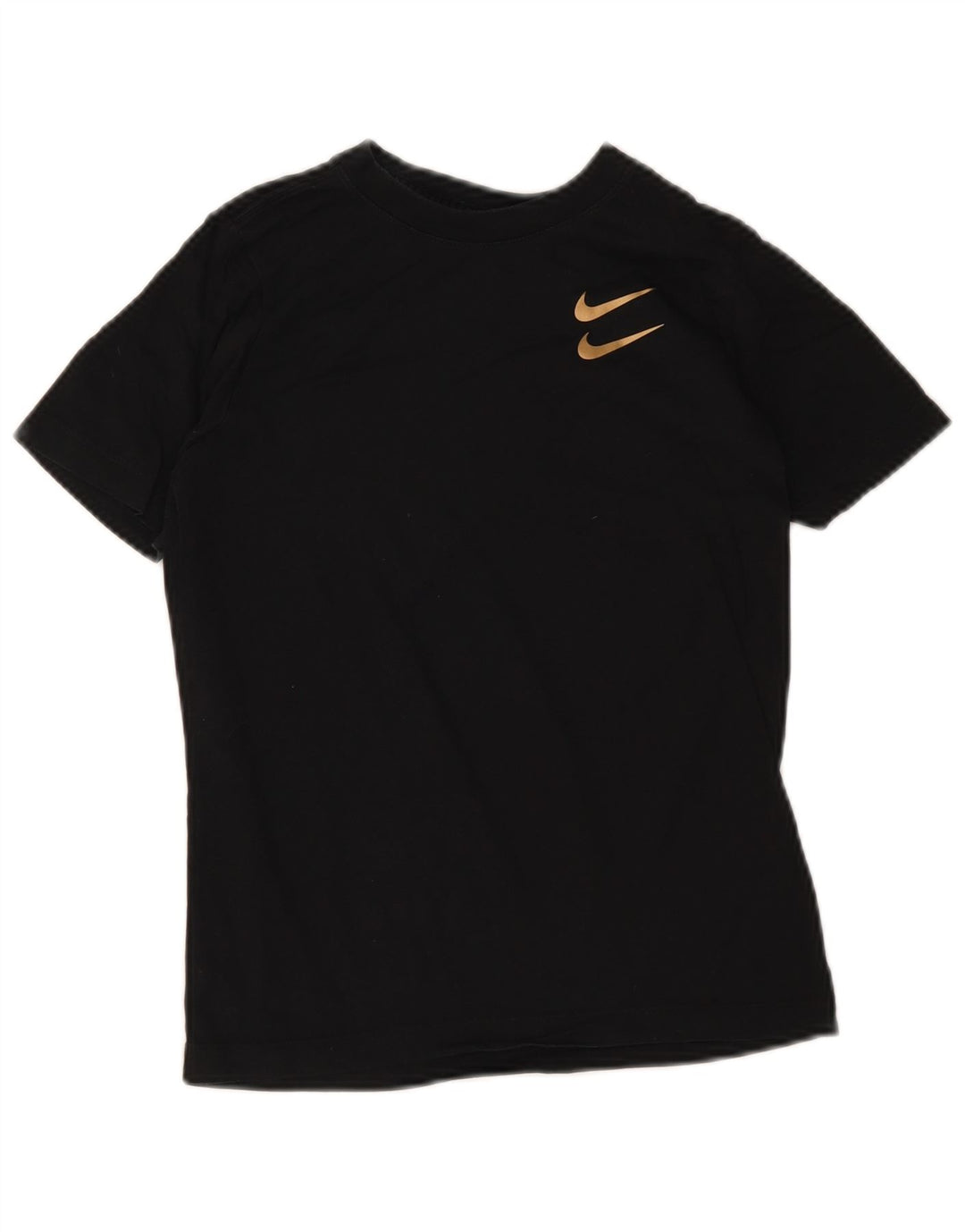 Camiseta Nike Boys Swoosh Graphic Top 10-11 Anos Médio Preto