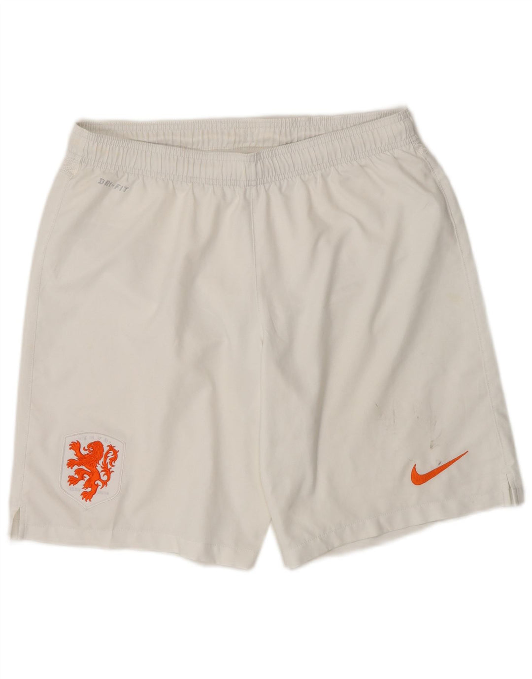 Shorts esportivos masculinos Nike KNVB médio branco