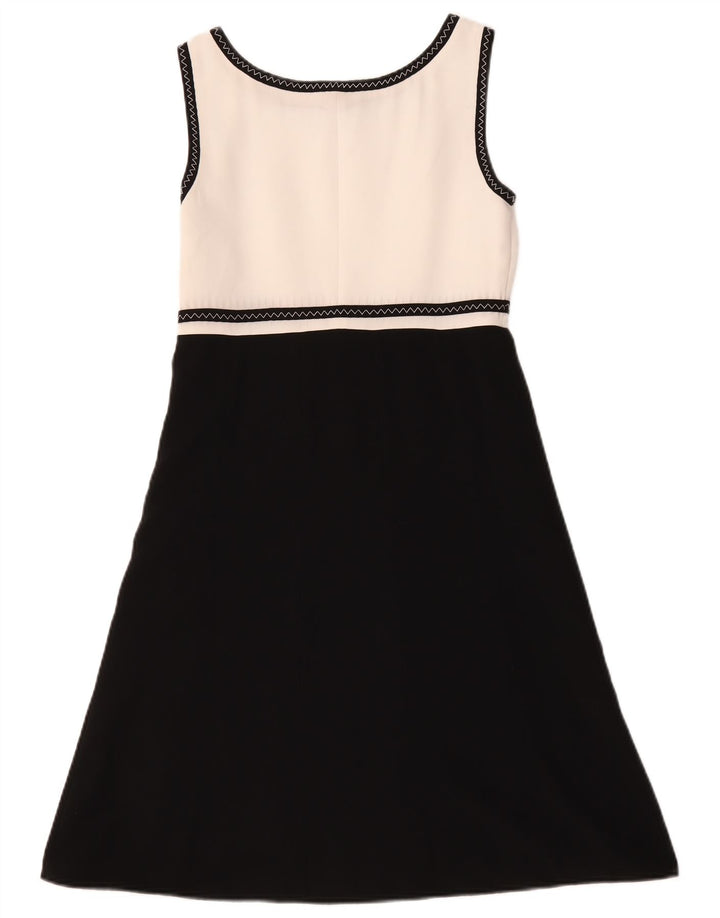 Luisa Spagnoli vestido feminino evasê IT 42 médio preto colorblock