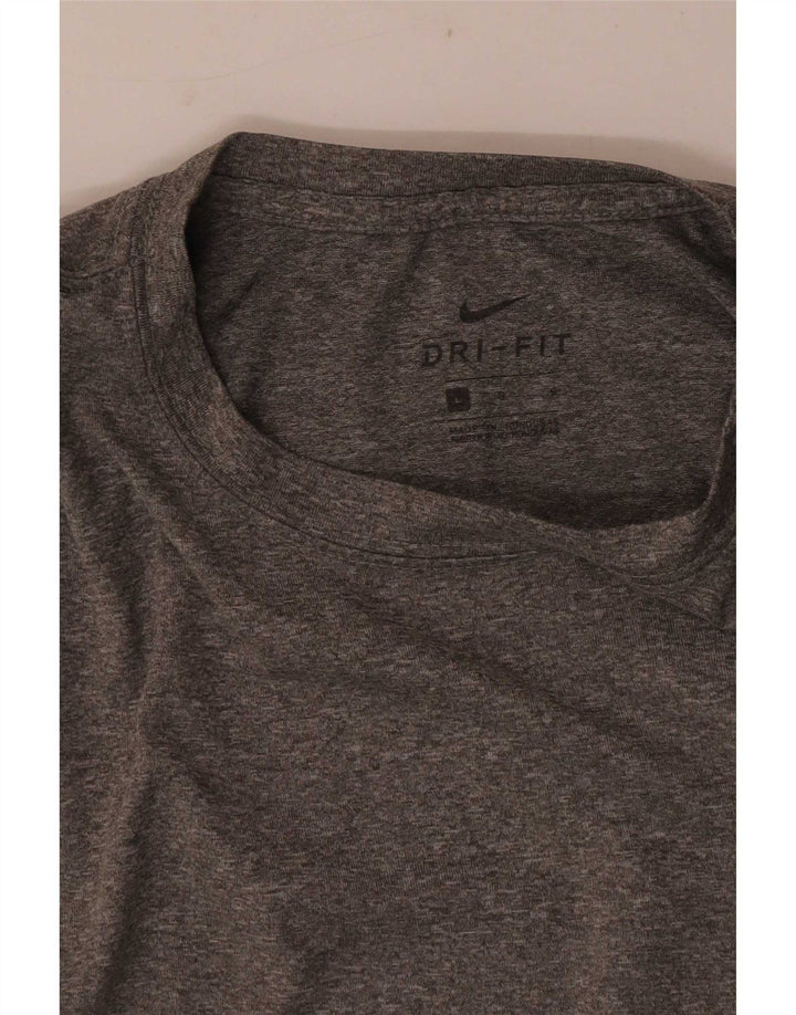 Camiseta Nike Masculina Dri Fit Top Grande Cinza