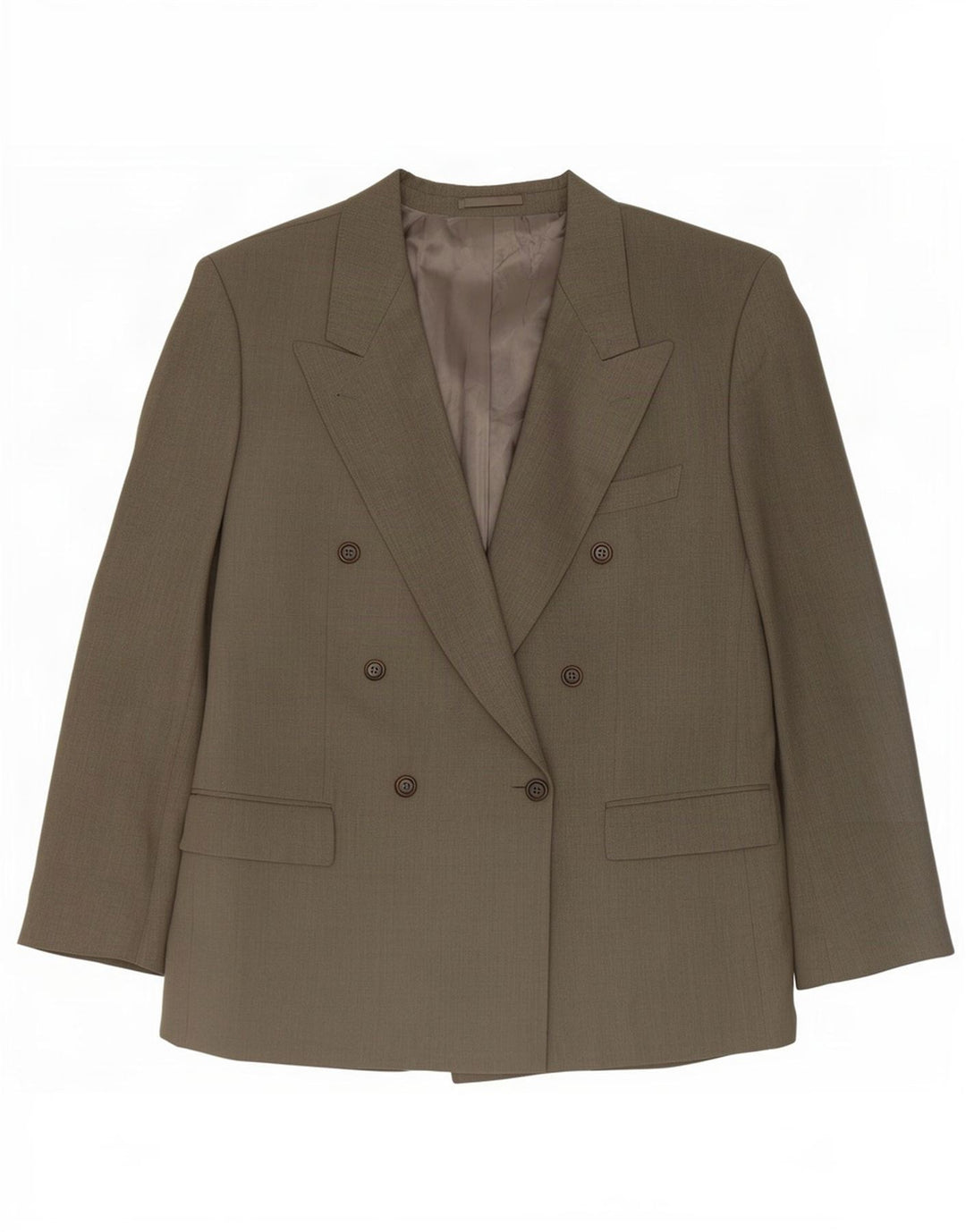 Jaqueta Blazer Masculina Hugo Boss Double Breasted EU 54 2XL Lã Cinza