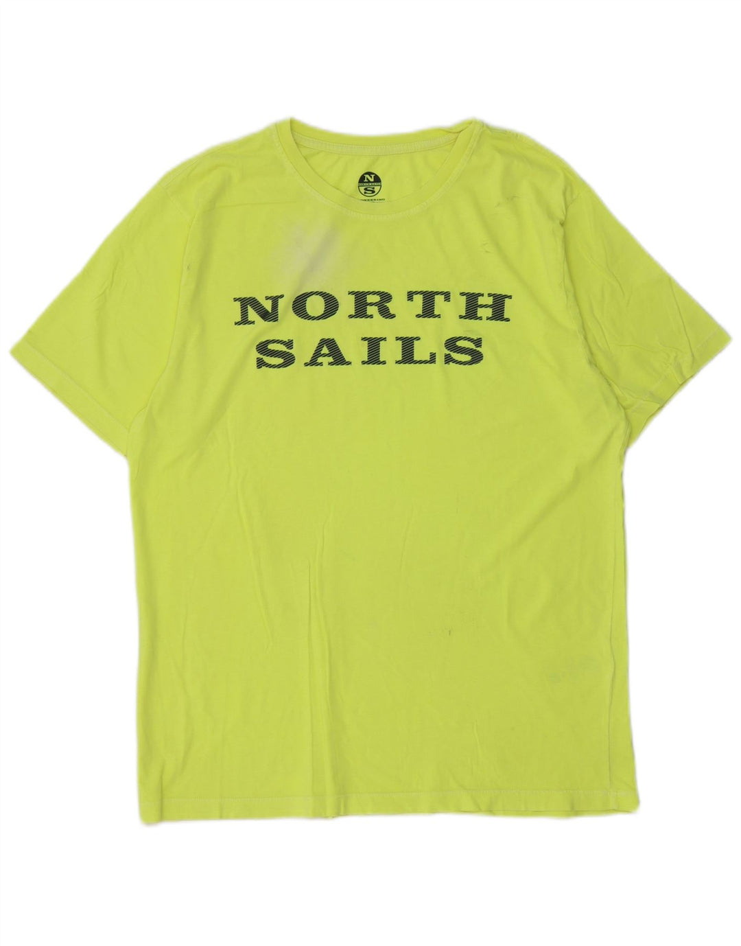 Camiseta masculina North Sails com estampa gráfica de algodão verde médio