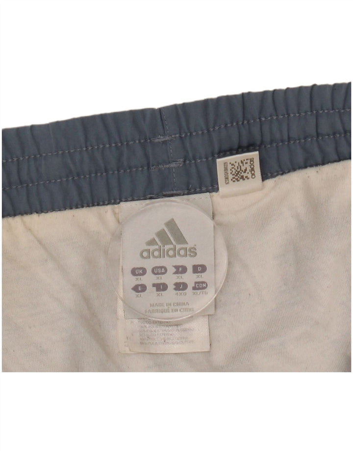 Shorts esportivos masculinos Adidas XL azul poliéster
