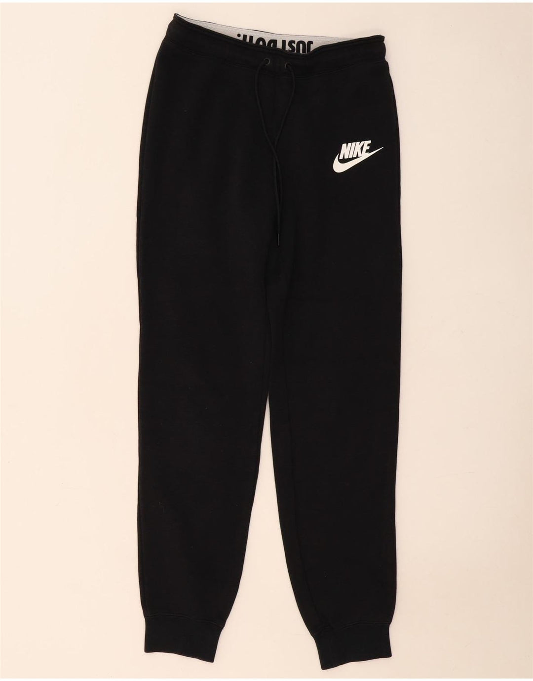 Calça de treino feminina Nike joggers pequeno algodão preto