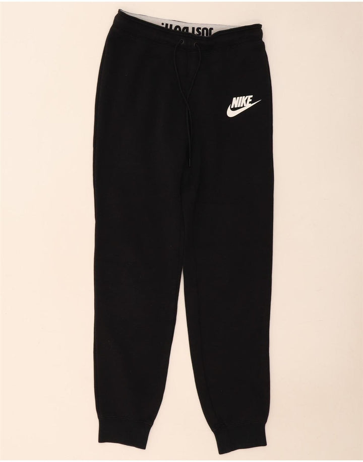 Calça de treino feminina Nike joggers pequeno algodão preto