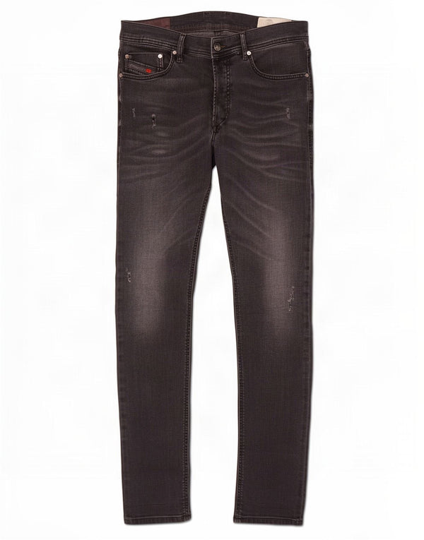 Diesel Mens Tepphar Carrot Slim Jeans W31 L32 Cinza Algodão