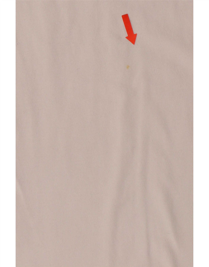 Camiseta feminina gráfica Levi's UK 10 pequena branca
