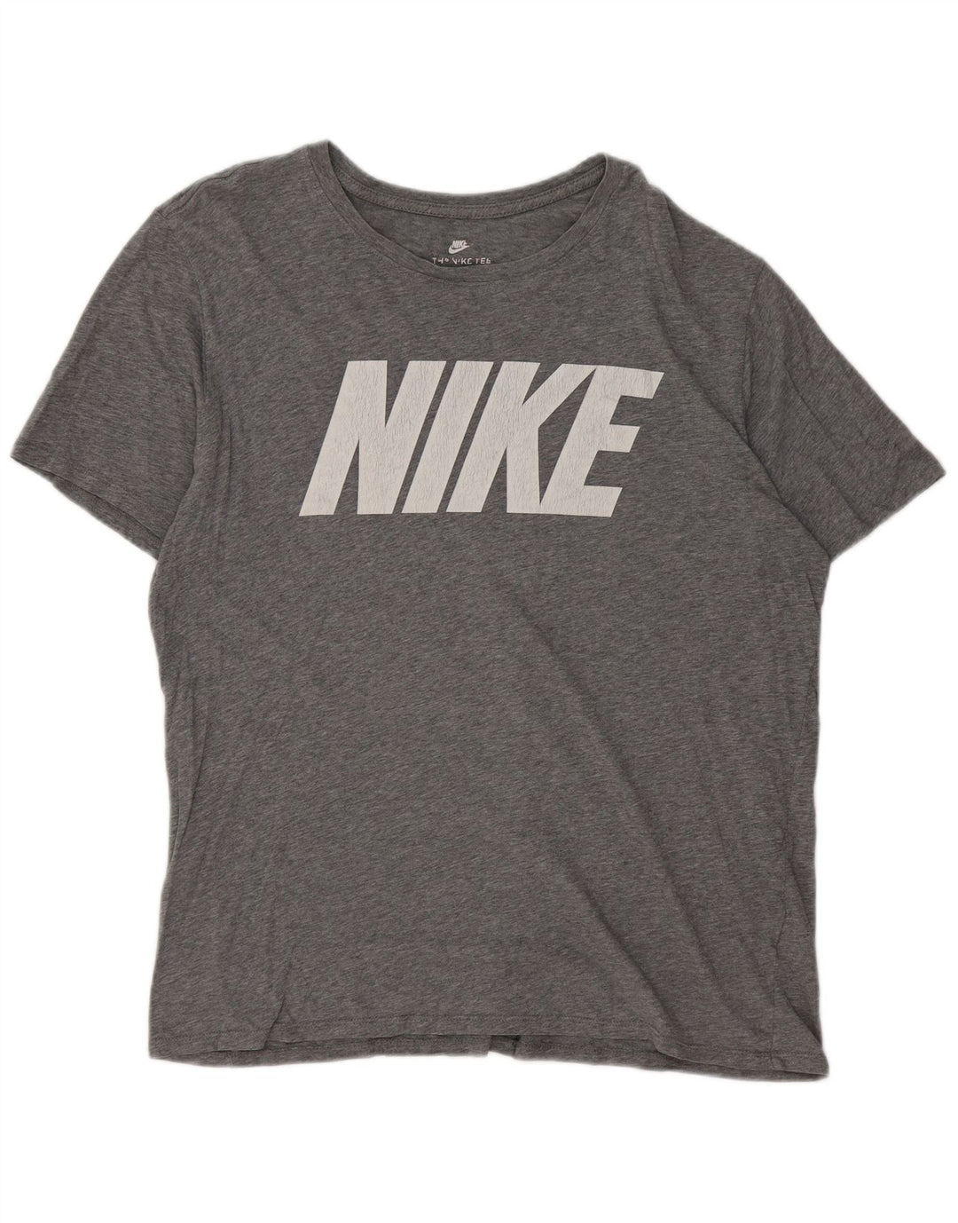 Camiseta gráfica masculina NIKE XL cinza algodão