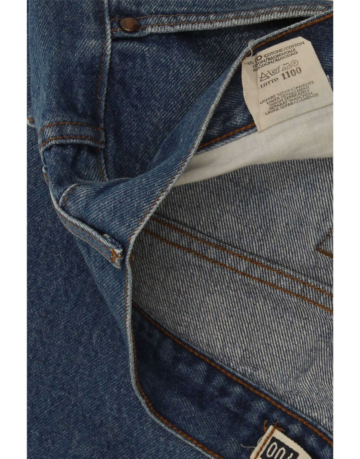 Carrera Mens Straight Jeans W44 L32 Azul Algodão