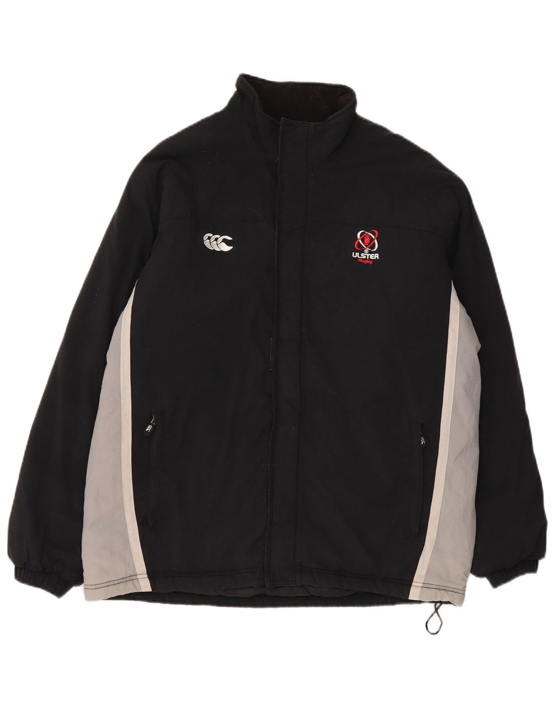 Jaqueta corta-vento masculina Canterbury UK 40 grande bloco colorido preto