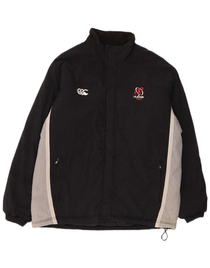 Jaqueta corta-vento masculina Canterbury UK 40 grande bloco colorido preto