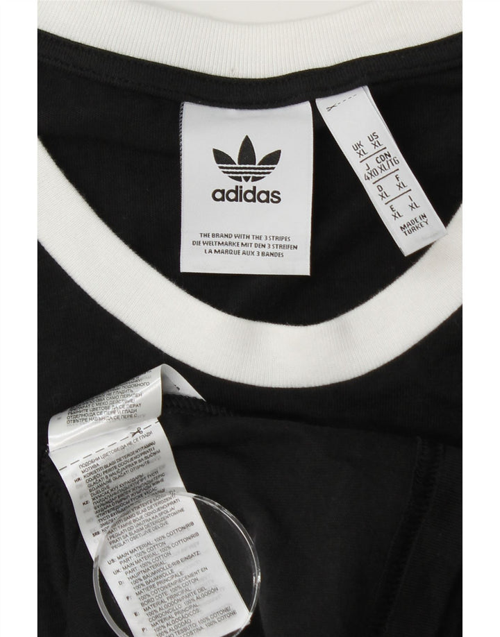 Camiseta masculina Adidas Top XL algodão preto