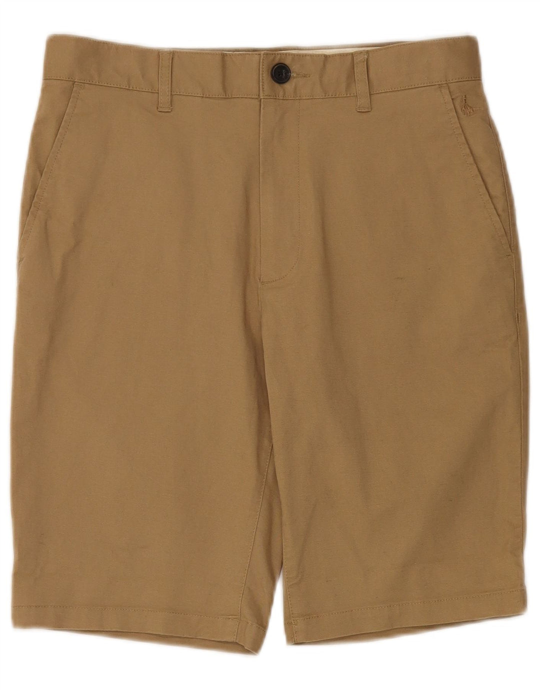 Jack Wills Mens Chino Shorts W30 Algodão Bege Médio