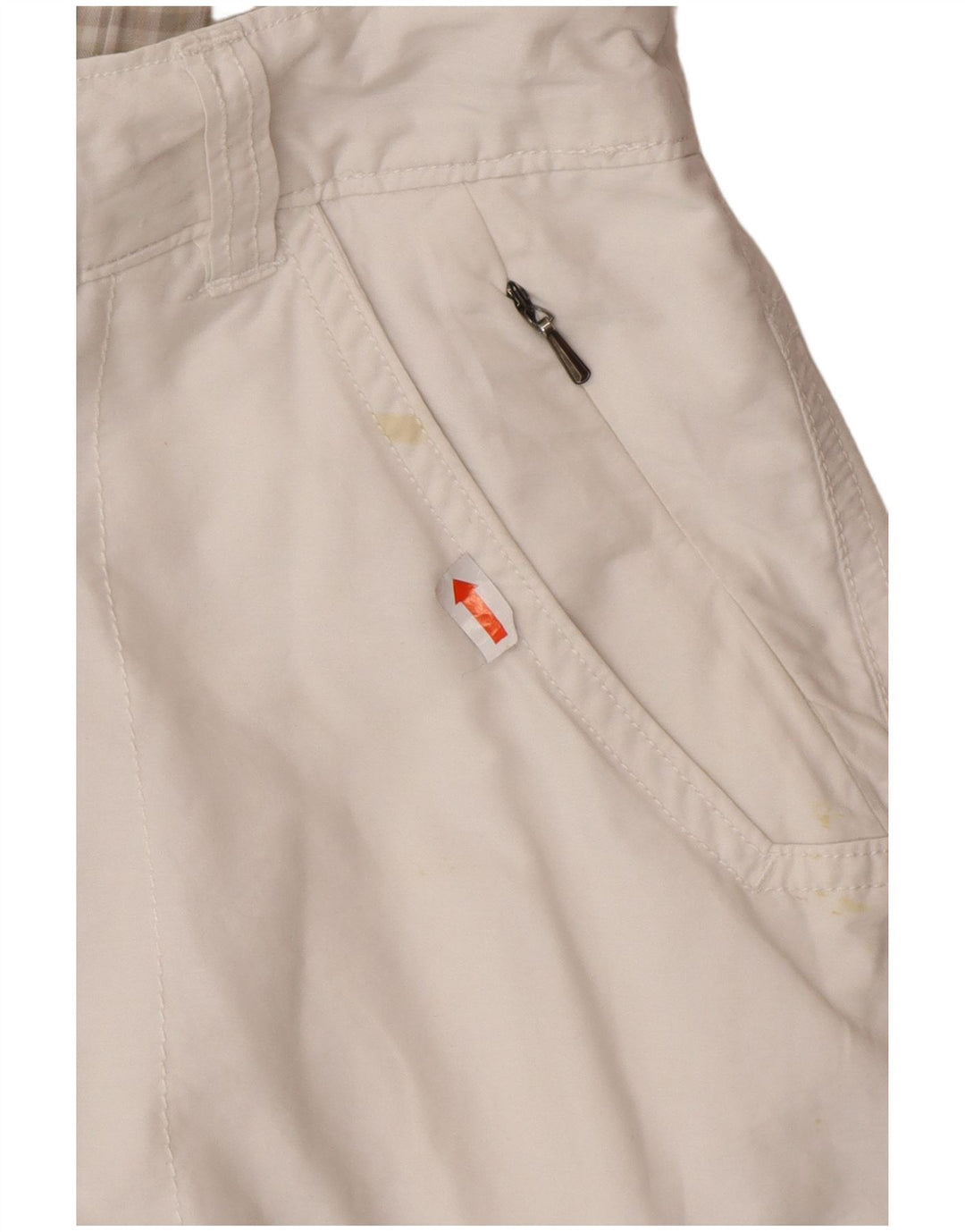 COLUMBIA Skort feminino US 8 médio algodão branco
