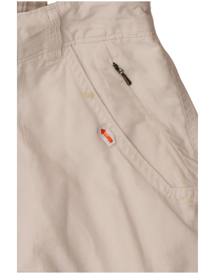 COLUMBIA Skort feminino US 8 médio algodão branco