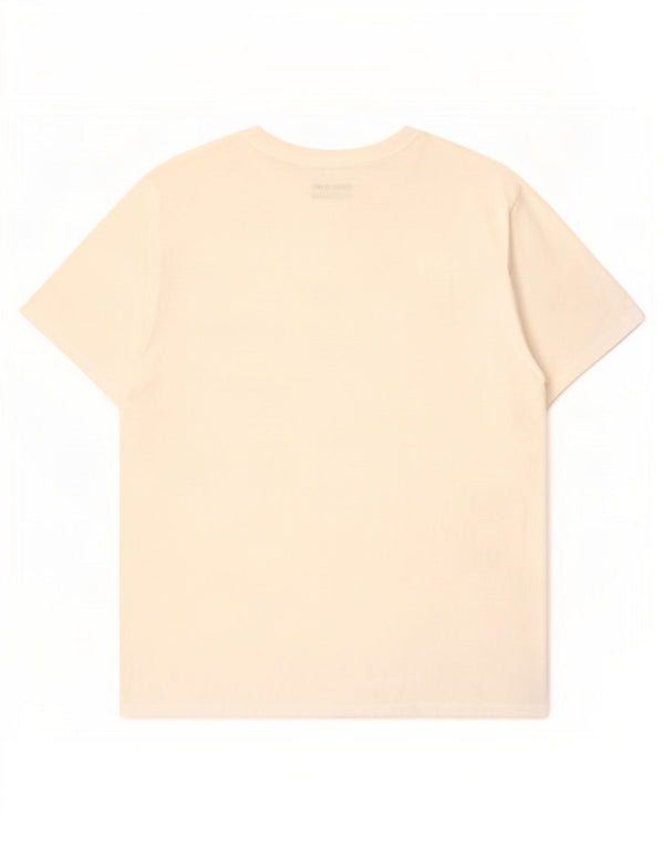 Camiseta masculina Calvin Klein com estampa gráfica grande de algodão branco