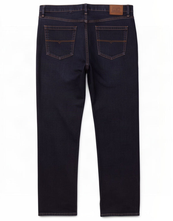 Marks & Spencer Mens Stretch Slim Jeans W40 L28 Azul Marinho Algodão