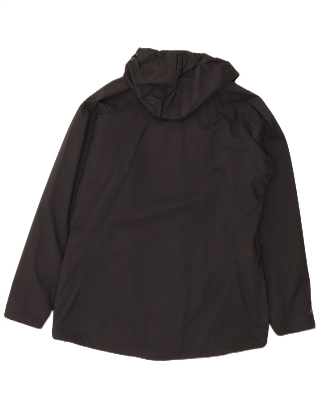Jaqueta de chuva feminina com capuz Berghaus UK 16 grande poliamida preta