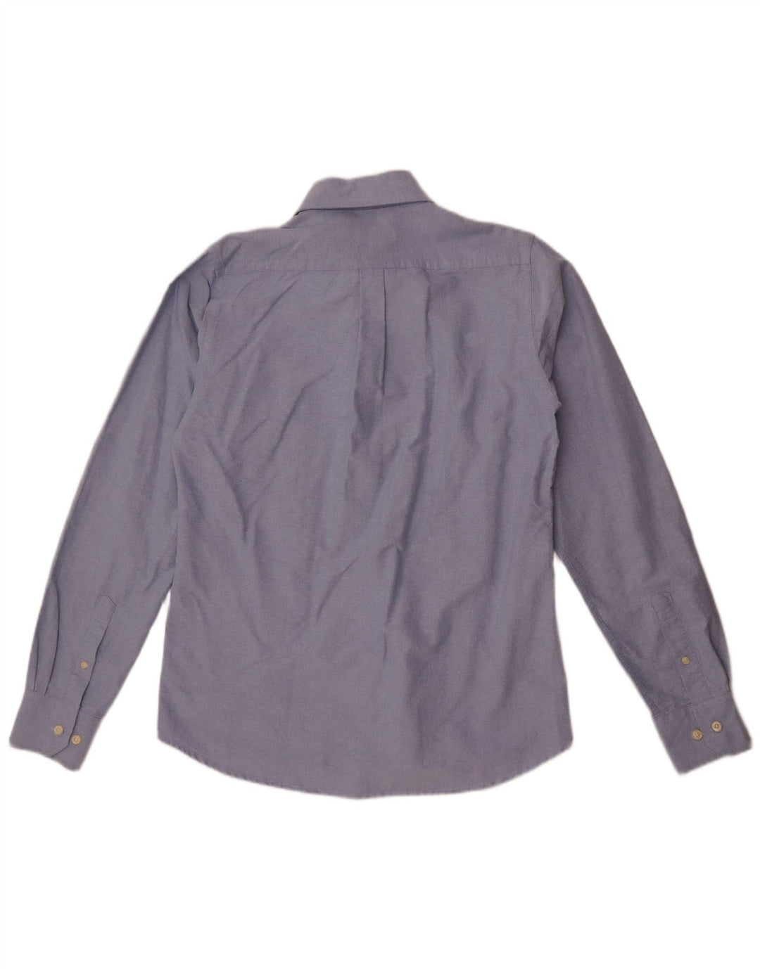Camisa masculina Marina Militare pequena azul algodão