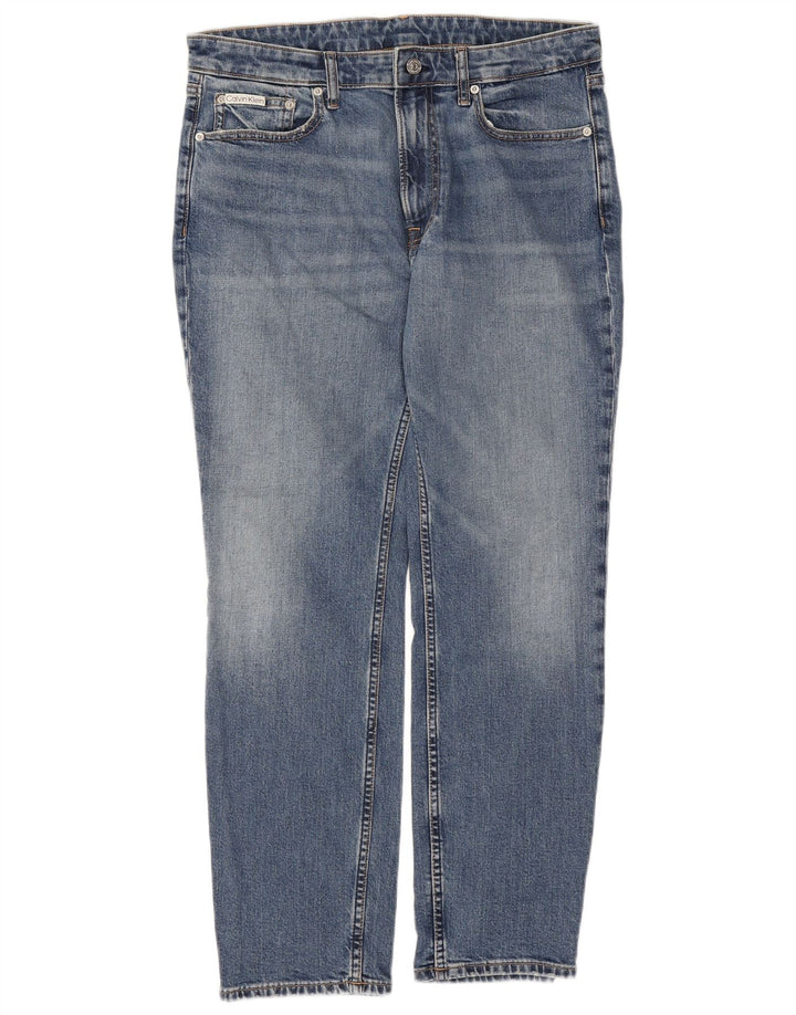 Calça Jeans Calvin Klein Masculina Slim W33 L30 Azul