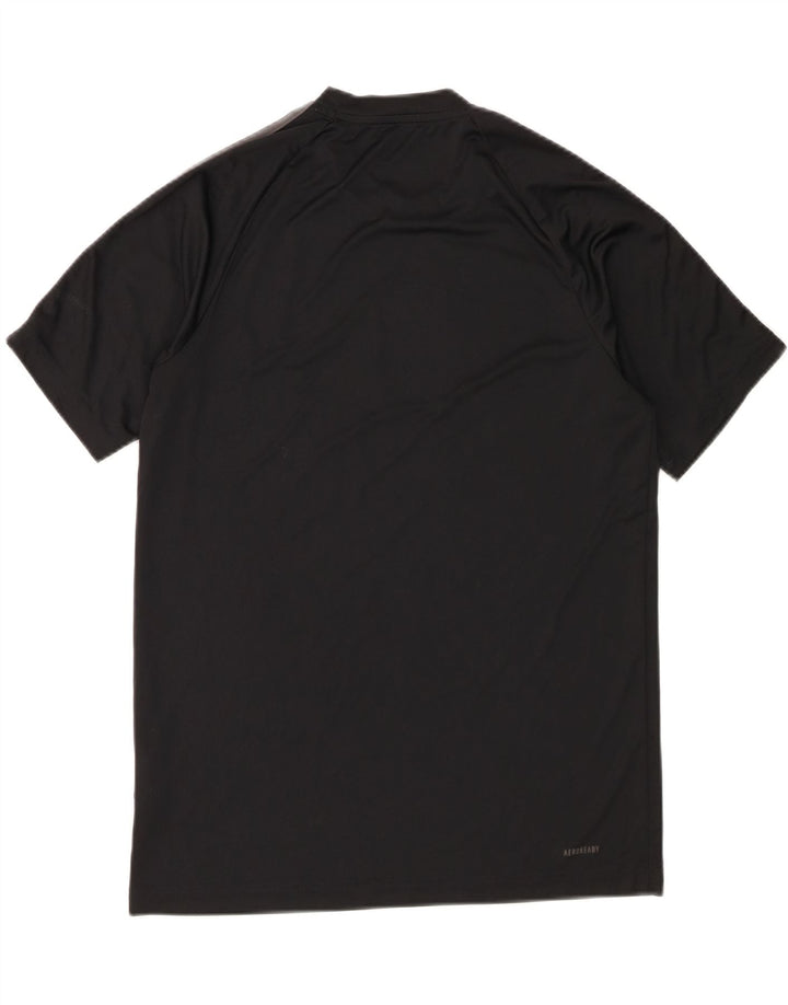 Adidas Mens Aeroready Camiseta Top Médio Poliéster Preto