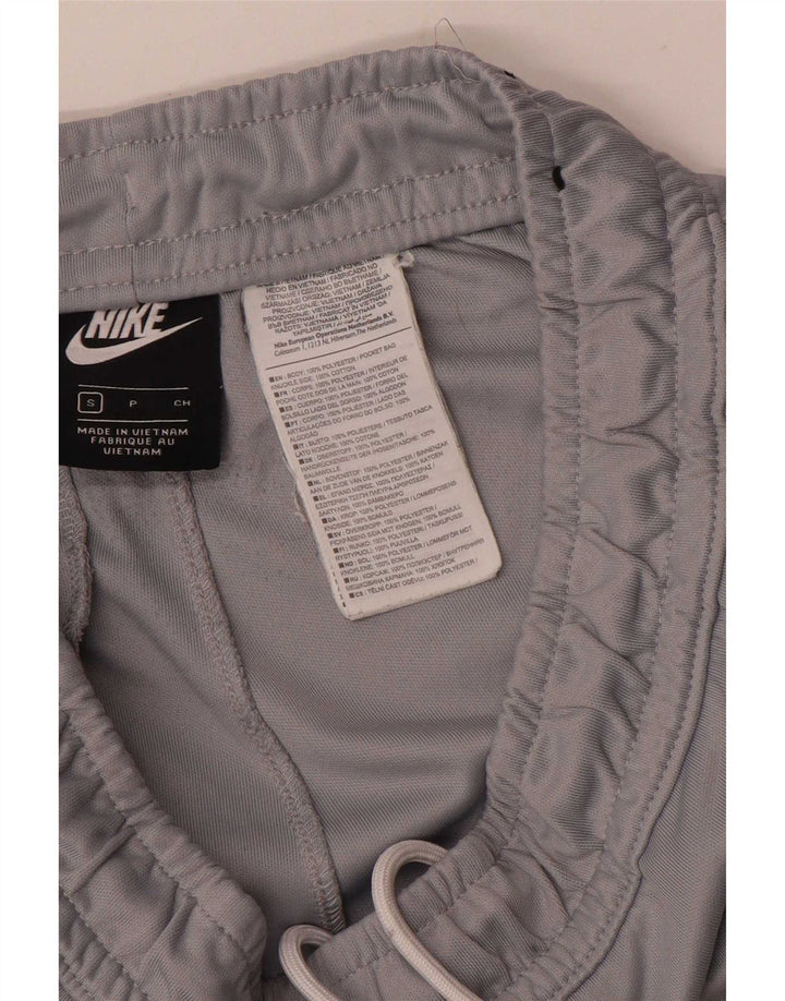 Calça esportiva Nike masculina gráfica pequena cinza colorblock poliéster