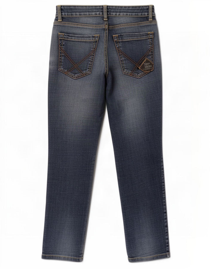 Calça jeans feminina Roy Rogers Seven Bell Slim W27 L29 azul