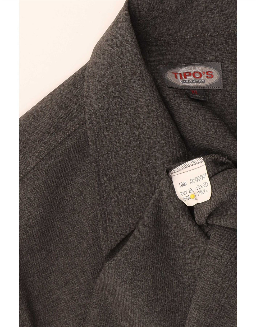 Camisa masculina Tipo'S XL cinza poliéster