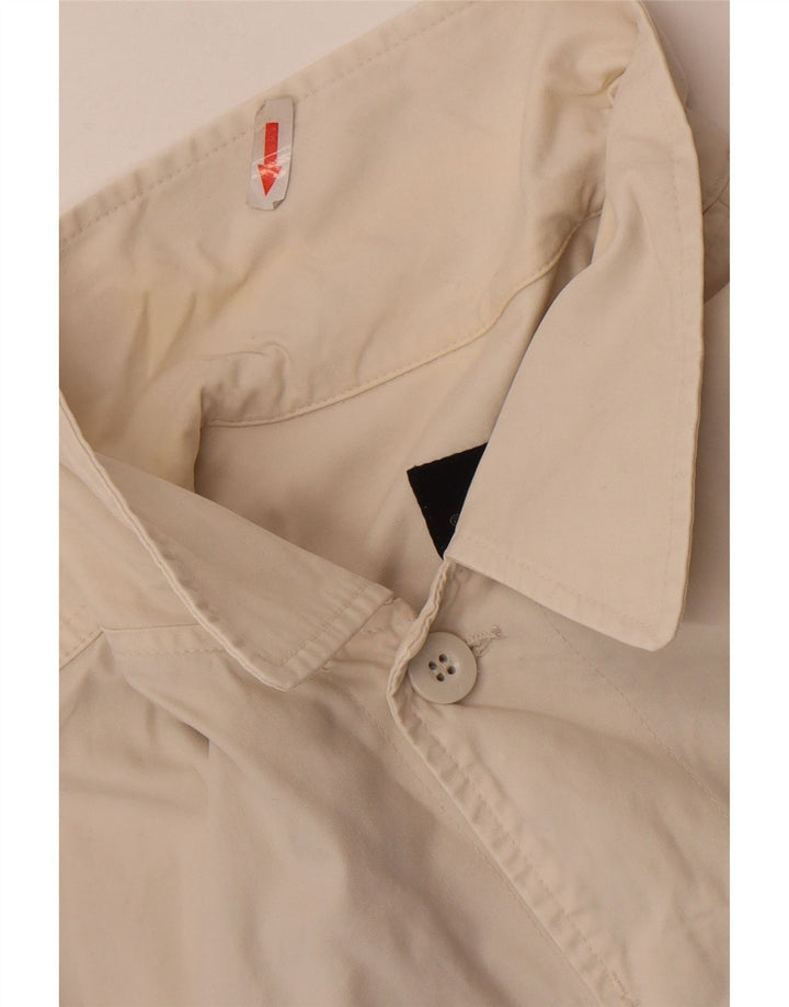 Jaqueta bomber masculina Gas UK 42 XL algodão branco