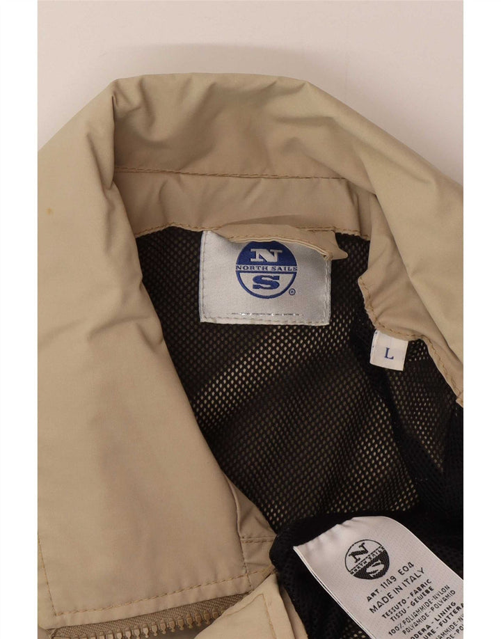 Jaqueta bomber masculina North Sails UK 40 grande poliamida bege