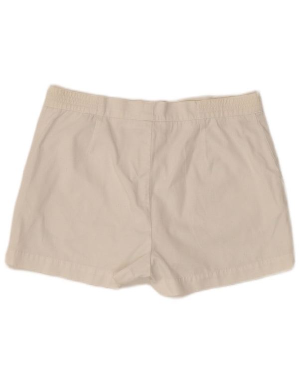 Shorts esportivos gráficos femininos Reebok UK 14 grandes brancos esportivos