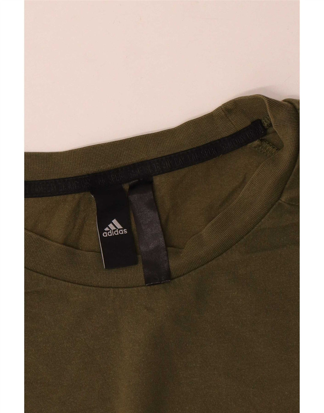 Adidas Mens Camiseta Top 2XL Algodão Cáqui