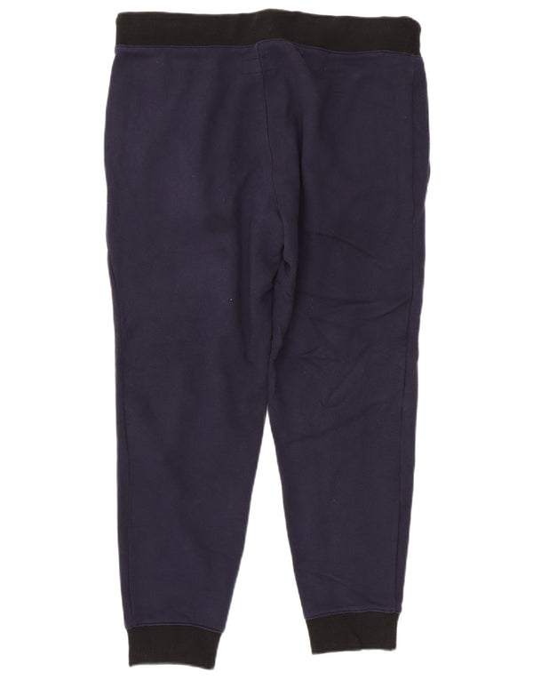Calça de treino masculina Jack Wills Joggers XL azul marinho algodão colorblock