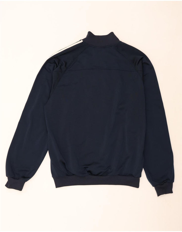 Adidas Mens Treino Top Jaqueta Grande Poliéster Azul Marinho