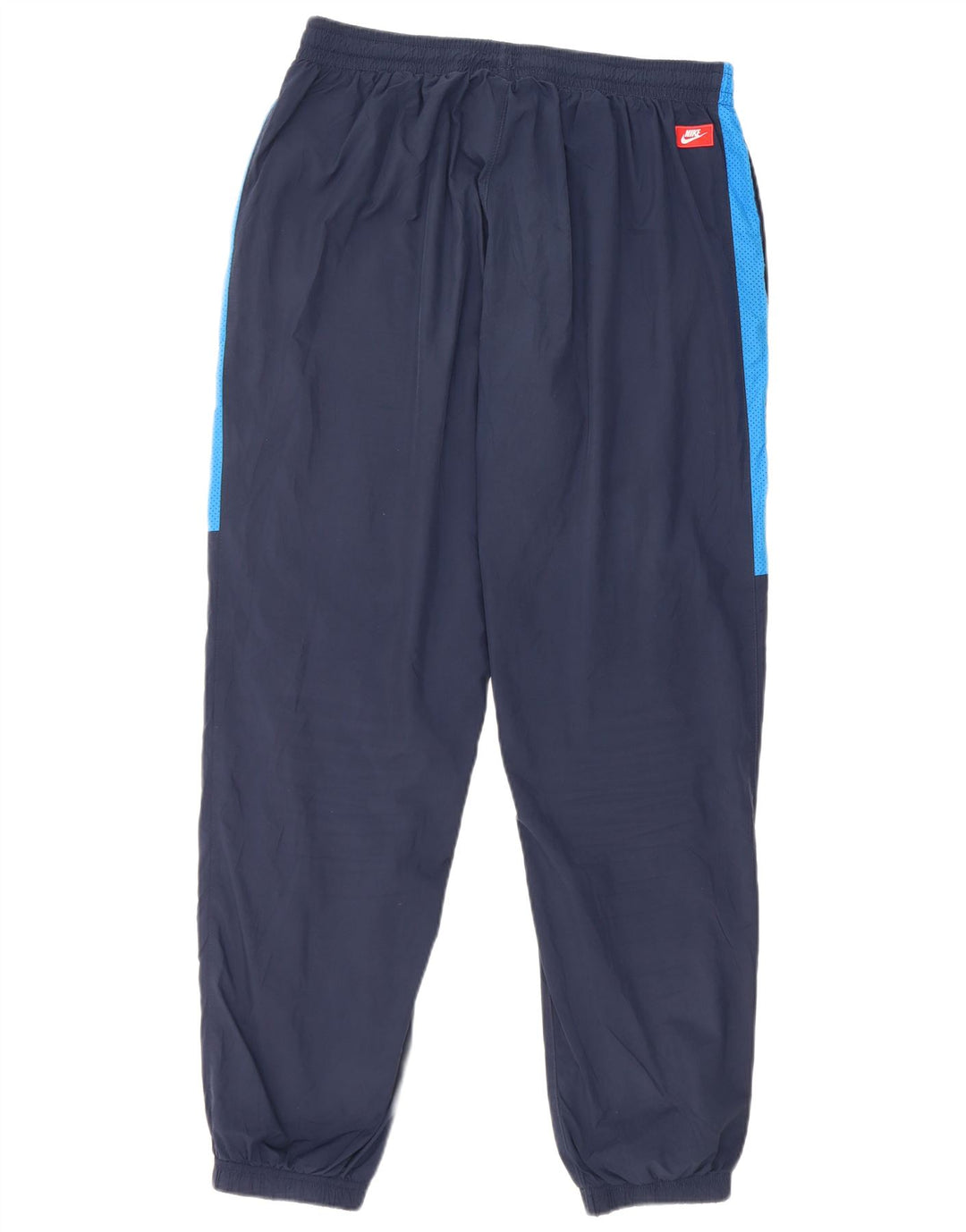 Calça de treino masculina Nike Joggers XL azul marinho colorblock poliéster