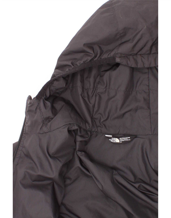 Casaco acolchoado com capuz gráfico The North Face Boys 7-8 anos pequeno preto