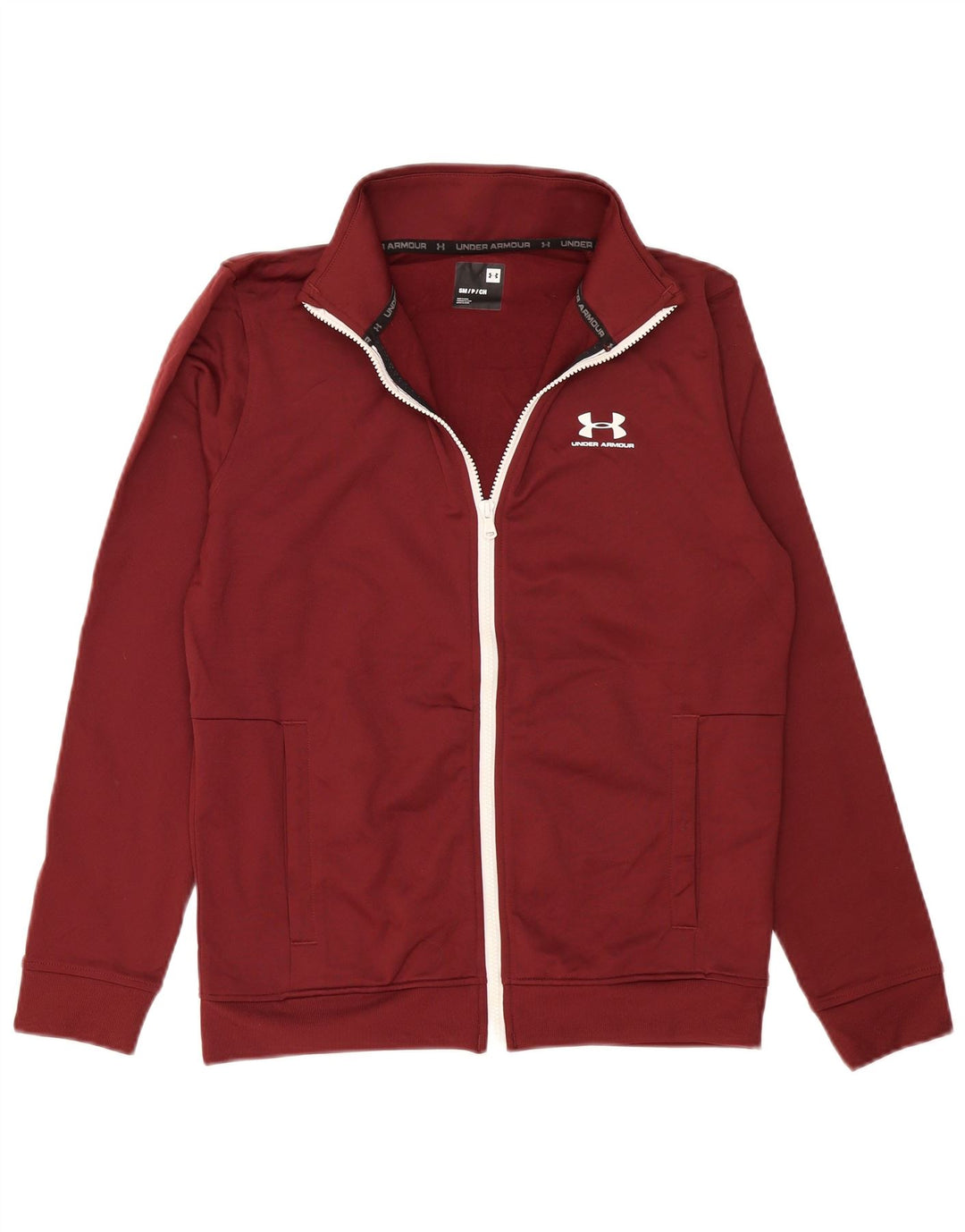 UNDER ARMOUR Jaqueta masculina de agasalho pequeno poliéster marrom