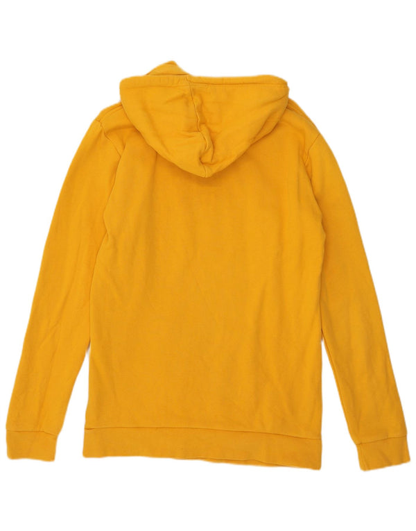 Adidas masculino gráfico moletom com capuz pequeno algodão amarelo